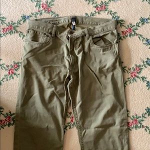 Army green pants
